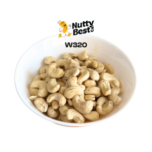 W320 premium grade top quality cashews by Nutty Best Co.