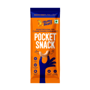 Nutty Best Co. - Roasted & Salted Cashews - Pocket Snack